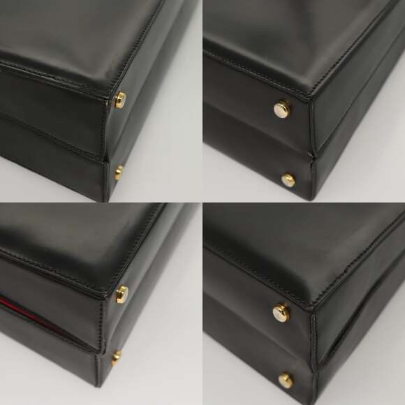 CELINE Shoulder Bag Leather Black - Picture 10 of 12